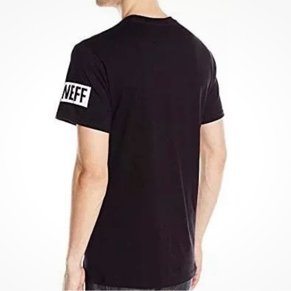 EUC Men’s Size Medium Neff X Disney Limited Edition Cotton Tee In Black/Floral - Picture 5 of 11